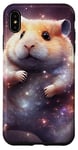 Coque pour iPhone XS Max Boho Hamster Mignon Souris Rétro Galaxie Astronaute