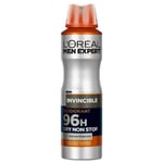 L'Oréal Paris Men Expert Invincible 96h Déodorant Spray, 150 ml