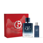 Giorgio Armani Acqua Di Gio Profondo 100ml EDP & 15ml Travel Spray Gift Set