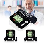 2024 Digital Automatic Blood Pressure Monitor Upper Arm BP Machine Heart Rate