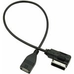 Jalleria - usb Adaptateur Cable, Musique ami mmi aux MP3 Cable Adaptateur pour Audi A3 S4 A5 S5 A6 S6 A7 A8 Q5 Q7 R8 (2),