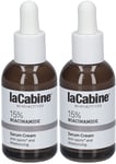 LaCabine® CRÈME SÉRUM 15% NIACINAMIDE Concentré 2x30 ml