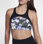 WOMENS NIKE SWOOSH MODERN PRINT MEDIUM SUPPORT SPORTS BRA SIZE S (AA1842 010)