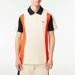 Lacoste Mens Regular Fit Colourblock Polo Shirt in Multi colour - Multicolour material_cotton - Size 4XL