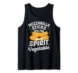 Mozzarella Stick Cheese Design for a Mozzarella stick fan Tank Top