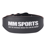 MM Sports Leather Belt - Lyftarbälte - XL