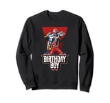 Power Rangers Birthday Boy Dino Fury Red Ranger Epic Pose Sweatshirt