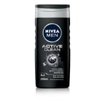 NIVEA MEN Active Clean 3in1 Shower Gel 250 ml