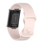 Fitbit Charge 5 - Silikone rem 23mm - Str. L - Lys pink