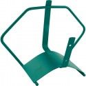 Support sellette mural métal époxy anti rouille rangement tuyau arrosage CAP VERT