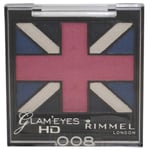 Rimmel Glam Eyes HD Union Jack Quad Eyeshadow, 008 True Union Jack