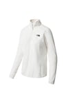 THE NORTH FACE 100 Glacier Sweat-Shirt, Marque : Gardenia White, XL Femme