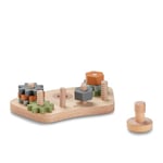 Hauck Jouet en Bois Bebe Play Repairing S - Compatible avec Plateau de Jeu hauck Play Tray pour Chaise Haute Bébé Evolutive Alpha+, Beta+ ou Arketa, Dès 10 Mois (Engrenages et Écrous)