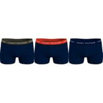 Tommy Hilfiger Kalsonger 3P Logo Essential Trunks Mörkblå Small Herr