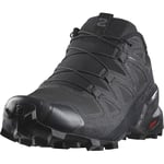 Salomon Homme Speedcross Chaussure de randonnée, Black/Black/Quiet Shade, 43 1/3 EU