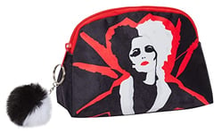 Cruella Make Up Bag for Women Disney Villians Cosmetic Toiletries Bag Plush Pencil Case