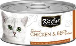 Kit Cat Kit Cat Chicken & Beef Puszka 80G