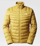 New The North Face New Ashton Jacket FZ Mineral Gold Coat Mens Cotton Size S