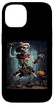 iPhone 14 Troll Scarecrow in a Haunted House Halloween Case