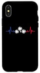 Coque pour iPhone X/XS les boules battement du cœur Boccia Boule Pétanque Drôle