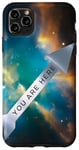 Coque pour iPhone 11 Pro Max Galaxy Science Geek Gifts T-shirt « You Are Here » Deep Space