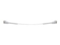 Ubiquiti UniFi - Patch-kabel - RJ-45 (hane) till RJ-45 (hane) - 10 cm - 3 mm - CAT 6 - startad - vit (paket om 50)