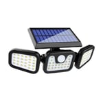 Ineasicer - Lampe Solaire De Sécurité Pour l'Extérieur Lampe Solaire à Détecteur De Mouvement 74 Led à Alimentation Solaire Eclairage De Sécurité Par