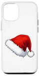 Coque pour iPhone 12/12 Pro Chapeau Père Noël Père Noël Dessin animé