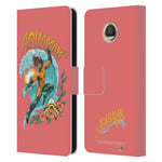 AQUAMAN AND THE LOST KINGDOM GRAPHICS LEATHER BOOK CASE FOR MOTOROLA PHONES 2