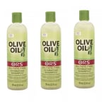 3x ORS Olive Oil Sulfate-Free Hydrating Shampoo - 370ml/12.5floz