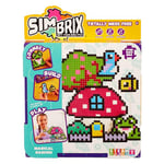 Bizak Simbrix Pack Jardin Magique, Ensemble de Construction sans Fer à Repasser, Eau ou Colle, Jouet pour garçons et Filles de Plus de 5 Ans (64008005)