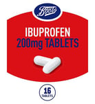 Boots Ibuprofen 200mg Tablets - 16 Tablets