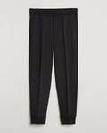 Zegna Cotton Stretch Drawstring Pants Black