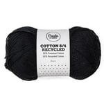 Cotton 8/4 Garn 100 g Recycled Black A082 Adlibris