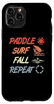 Coque pour iPhone 11 Pro Paddle Surf Fall Repeat Windsurfing Instructor Sailboarding