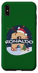 Coque pour iPhone XS Max Awesome Ronaldo Name w Santa Hat in Xmas Theme Christmas