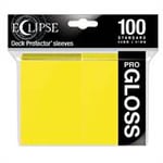 Card Sleeves Standard Gloss Eclipse Yellow 66x91mm (100) (Ultra Pro)