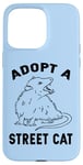 iPhone 15 Pro Max Funny Adopt a Street Cat Possum Lover Case