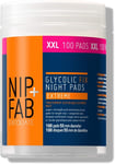 Nip + Fab Glycolic Acid Night Pads for Face with Salicylic, Hyaluronic Acid, Ex