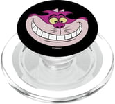 Disney Alice in Wonderland Cheshire Cat Grin Black PopSockets PopGrip pour MagSafe