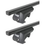 Barres de toit Dacia Duster (04/10-11/13) Thule SquareBar Acier