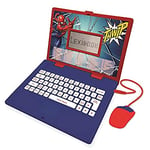 Lexibook JC598SPi3 Spider-Man Portable bilingue pour l'éducation Anglais et Allemand, 124 activités, mathématiques, logique, Musique, Horloge, Jouets pour Enfants (Filles et garçons)