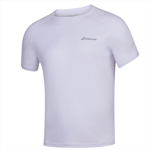 BABOLAT Play Crew Neck Tee White Mens (XS)