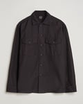 orSlow Cotton Sateen US Army Overshirt Black