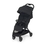 Foppapedretti Poussette légère Ciao, pour enfants 0-22 kg (0-4 ans), fermeture à 1 main, self-Standing, dossier réglable, roues amortissées, porte-objets, cadre en aluminium, noir