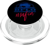 Célébrez la fierté 716 avec le motif Bison Buffalo BFLO PopSockets PopGrip pour MagSafe