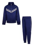 Nike Younger Unisex Sportswear Club Poly Propus Set - Navy, Navy, Size 2-3 Years