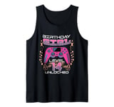 14th Birthday Gaming Gift Girl Age 14 Year Old Gamer Girls Tank Top