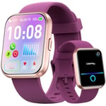 Fitpolo ID208P Montre Connectée Homme Femme, Alexa Intégrée, Émettre/Recevoir un Appel, Moniteur de Fréquence Cardiaque/Sommeil/SpO2/Stress, 100+ Sports, Étanche IP68, 1,8" Smartwatch pour Android/iOS