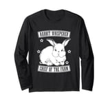 Rabbit Bunny Wildlife Animal - Chief Of The Farm Long Sleeve T-Shirt